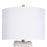 Classy Living Eclipse Harmony Ceramic 1Lt Table Lamp/Set of 2, White