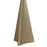 Classy Living Golden Apex Ceramic 1Lt Table Lamp/Set of 2, Gold/White