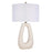 Classy Living Serenity Loop Ceramic 1Lt Table Lamp/Set of 2, White