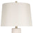 Classy Living Calming Flow 1Lt Table Lamp/Set of 2, White/Off White