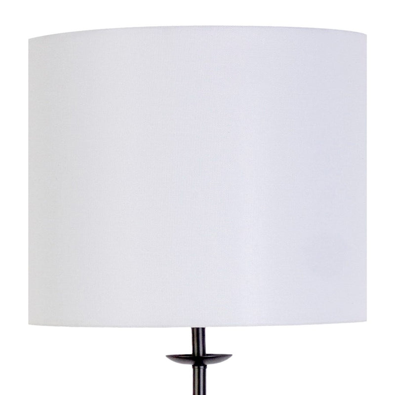 Classy Living Urban Sphere 1Lt Table Lamp/Set of 2, Black/Off White