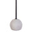 Classy Living Urban Sphere 1Lt Table Lamp/Set of 2, Black/Off White