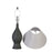 Classy Living Cerulean Elegance Lamp/Set of 2, Blue Grey/Natural