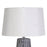 Classy Living Textured Elegance Table Lamp/Set of 2, Grey/Natural