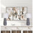 Classy Living Textured Elegance Table Lamp/Set of 2, Grey/Natural