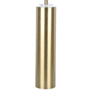 Classy Living Aurora Column 28in 2-Pack Table Lamp | Modern Soft Gold and Matte Black Metal | Bedroom & Living Room | Touch USB 630 | Model ECL1293C