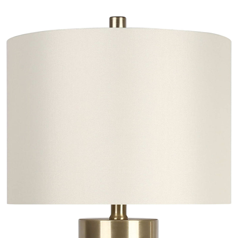 Classy Living Luminous Shell 28in Table Lamp Set of 2 | Coastal Natural Shell and Soft Gold Metal | Bedroom Nightstand & Console | Model ECL3296