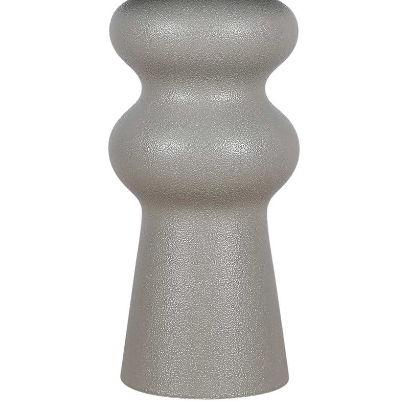 Classy Living Echo Essence Ceramic 1Lt Table Lamp, Grey/Black