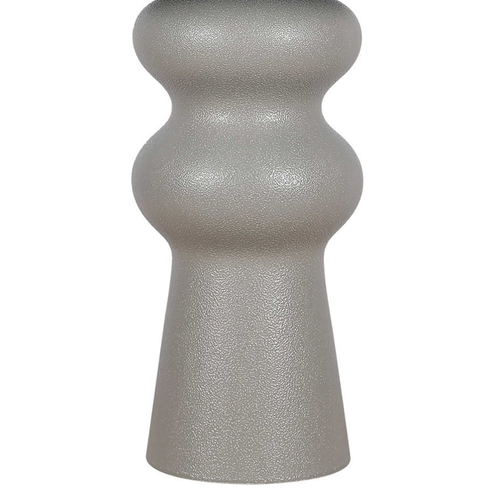 Classy Living Echo Essence Ceramic 1Lt Table Lamp, Grey/Black