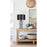 Classy Living Echo Essence Ceramic 1Lt Table Lamp, Grey/Black