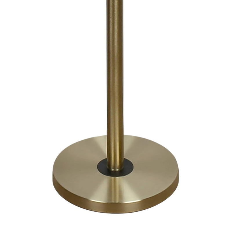 Classy Living Glass Orbs 1Lt Floor Lamp, Black/Clear