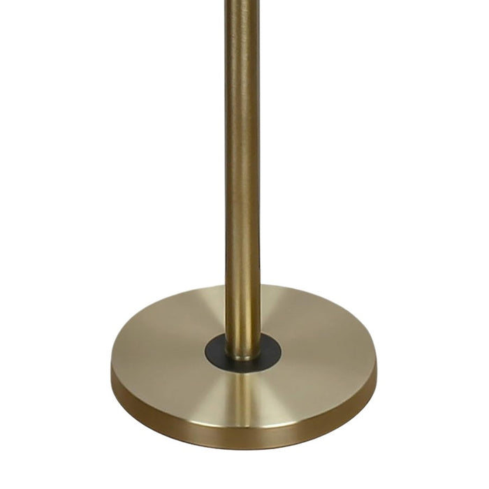 Classy Living Glass Orbs 1Lt Floor Lamp, Black/Clear