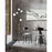 Classy Living Celestial Branch 5Lt Floor Lamp, Gold, Black/Frosted White