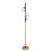 Classy Living Luminous Orbit 5Lt Floor Lamp, Soft Gold/Clear
