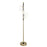 Classy Living Luminous Orbit 5Lt Floor Lamp, Soft Gold/Clear