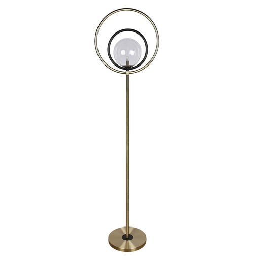 Classy Living Eclipse Aura 1Lt Floor Lamp, Soft Gold/Clear - ECL3344