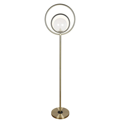 Classy Living Eclipse Aura 1Lt Floor Lamp, Soft Gold/Clear