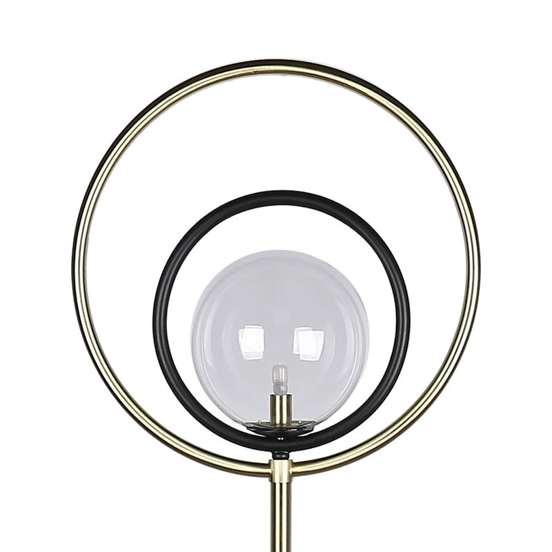 Classy Living Eclipse Aura 1Lt Floor Lamp, Soft Gold/Clear