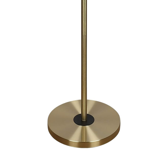 Classy Living Eclipse Aura 1Lt Floor Lamp, Soft Gold/Clear