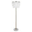 Classy Living Tassel Elegance 1Lt Floor Lamp, Soft Gold/White - ECL3348