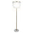 Classy Living Tassel Elegance 1Lt Floor Lamp, Soft Gold/White