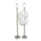 Classy Living Tassel Elegance 1Lt Floor Lamp, Soft Gold/White