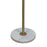 Classy Living Tassel Elegance 1Lt Floor Lamp, Soft Gold/White