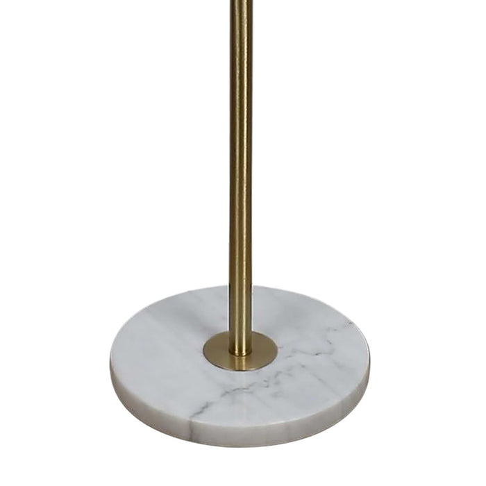 Classy Living Tassel Elegance 1Lt Floor Lamp, Soft Gold/White