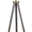 Classy Living Luxe Tripod Leather Wrap 1Lt Floor Lamp, Greige/Silver