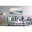 Classy Living Luxe Tripod Leather Wrap 1Lt Floor Lamp, Greige/Silver