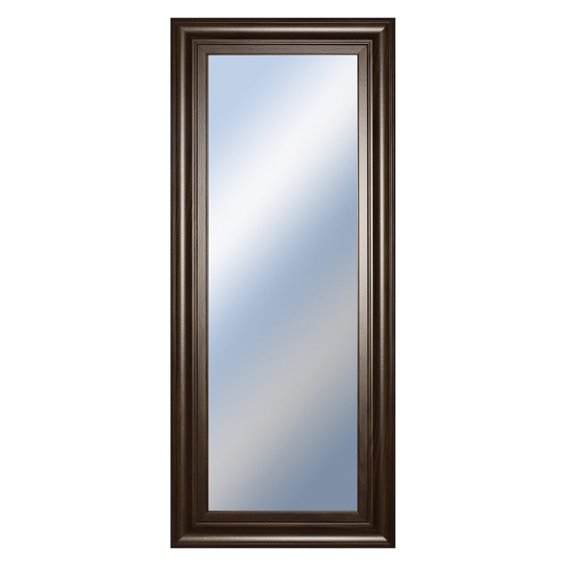 Classy Living Traditional Elegance Wall Mirror 18"x42", Cinnamon Mocha