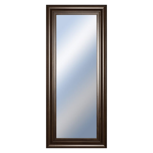 Classy Living Traditional Elegance Wall Mirror 18"x42", Cinnamon Mocha - M1834