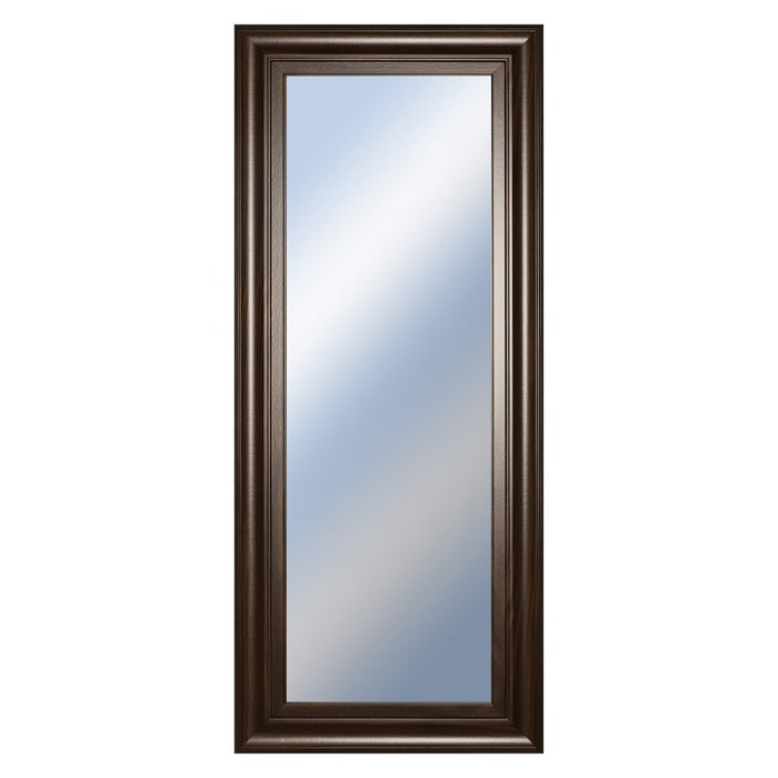 Classy Living Traditional Elegance Wall Mirror 18"x42", Cinnamon Mocha