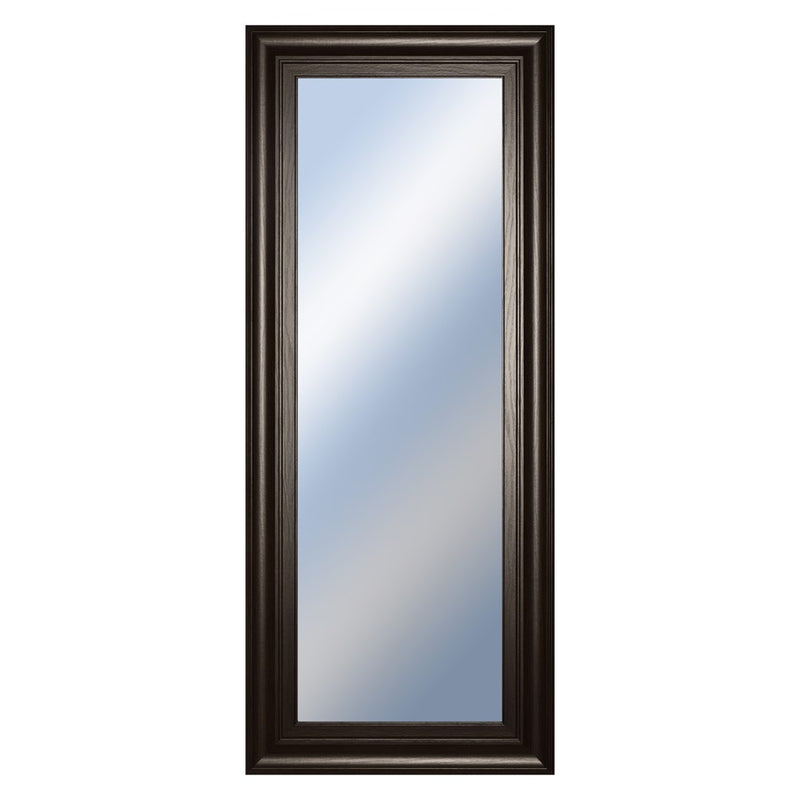 Classy Living Traditional Elegance Wall Mirror 18"x42", Chocolate Frame