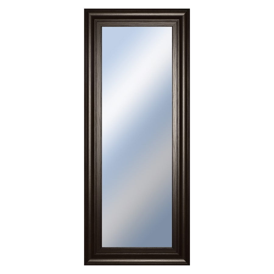 Classy Living Traditional Elegance Wall Mirror 18"x42", Chocolate Frame