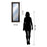 Classy Living Traditional Elegance Wall Mirror 18"x42", Chocolate Frame