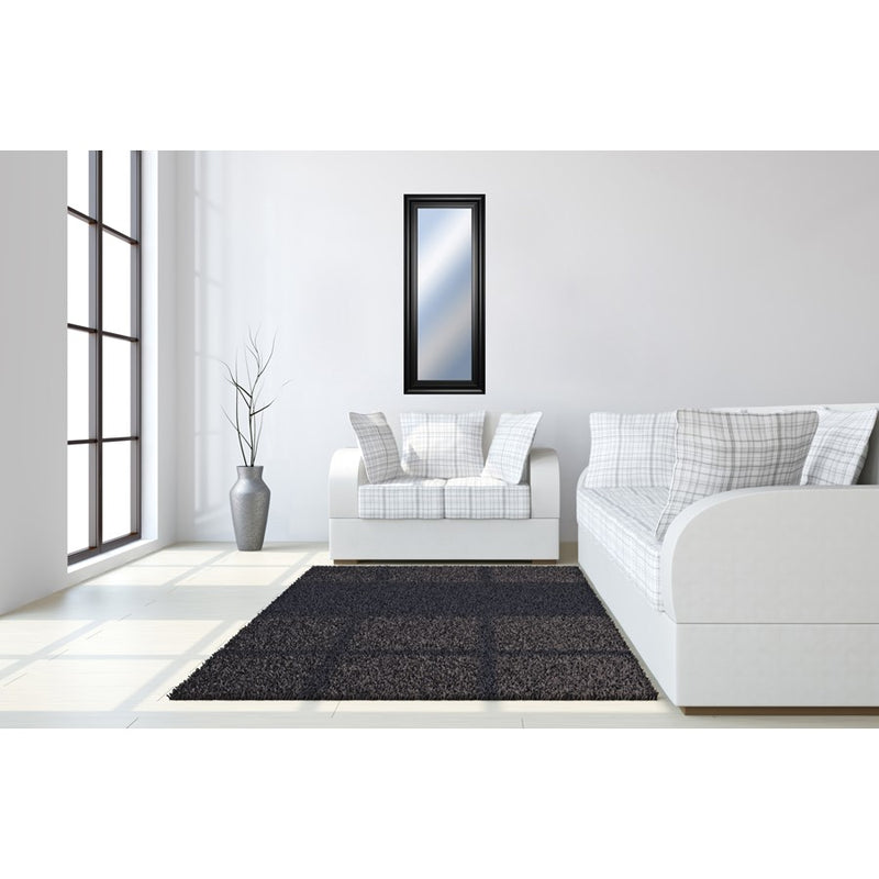 Classy Living Traditional Elegance Wall Mirror 18"x42", Midnight Aura