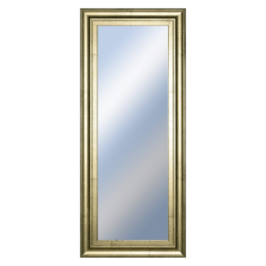 Classy Living Traditional Elegance Wall Mirror 18"x42", Soft Gold Frame - M1840