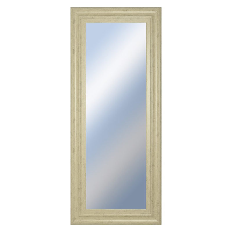 Classy Living Traditional Elegance Wall Mirror 18"x42", Ivory Bliss