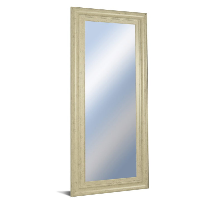 Classy Living Traditional Elegance Wall Mirror 18"x42", Ivory Bliss