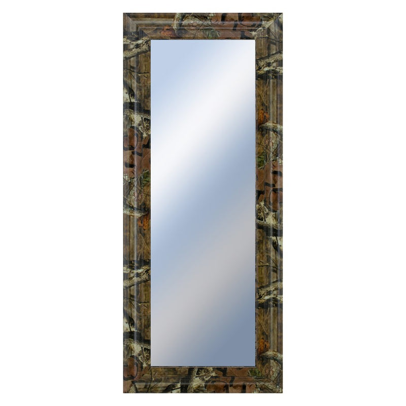 Classy Living Traditional Elegance Wall Mirror 18"x42", Camouflage Frame