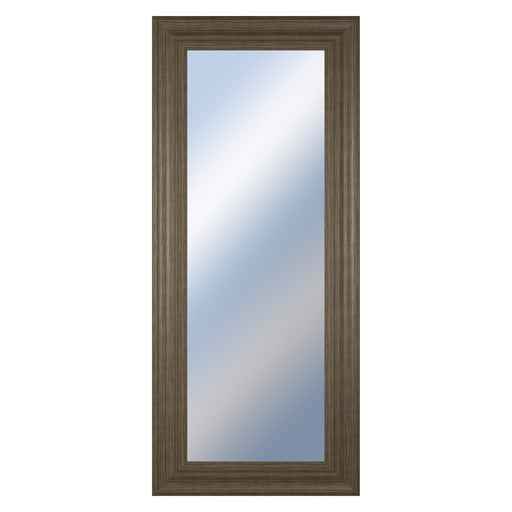 Classy Living Traditional Elegance Wall Mirror 18"x42", Tranquil Ash - M1844