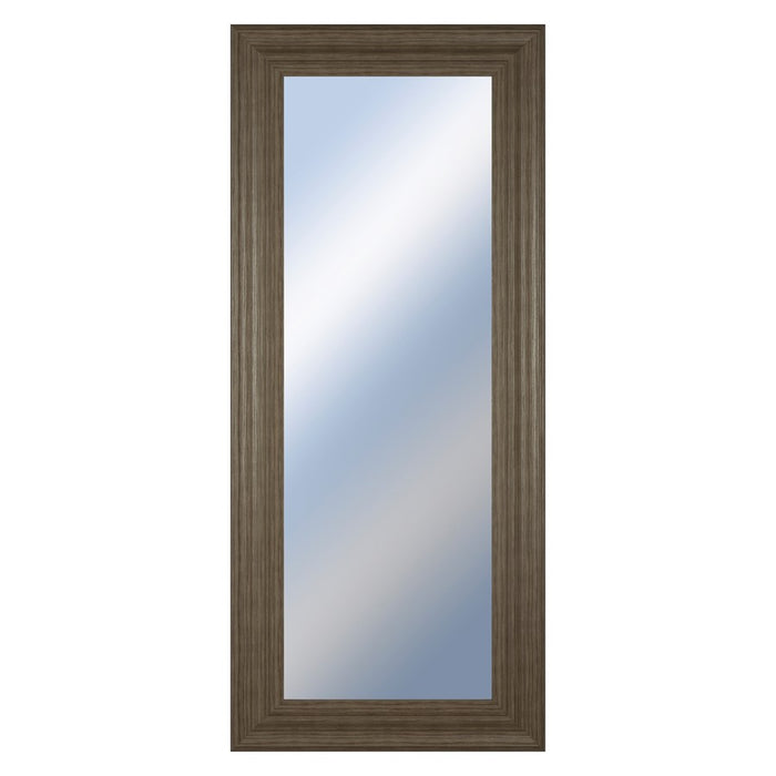 Classy Living Traditional Elegance Wall Mirror 18"x42", Tranquil Ash - M1844
