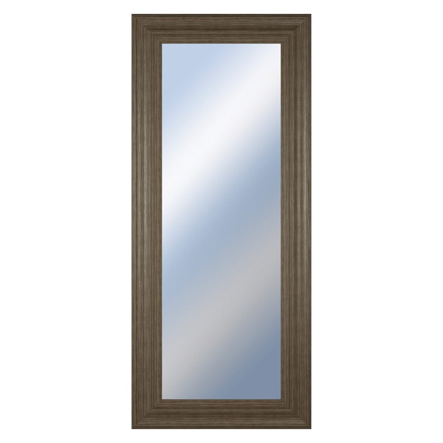 Classy Living Traditional Elegance Wall Mirror 18"x42", Tranquil Ash - M1844