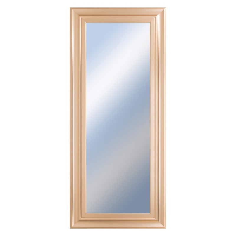 Classy Living Traditional Elegance Wall Mirror 18"x42", Rose Gold Frame