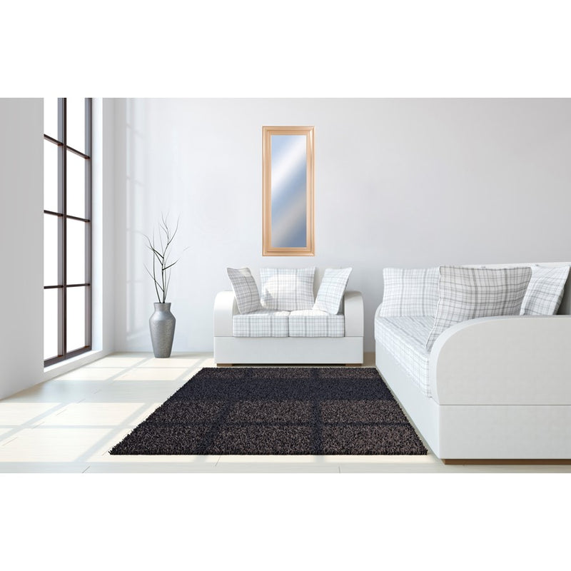 Classy Living Traditional Elegance Wall Mirror 18"x42", Rose Gold Frame