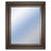 Classy Living Traditional Elegance Wall Mirror 22"x26", Cinnamon Mocha