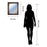 Classy Living Traditional Elegance Wall Mirror 22"x26", Cinnamon Mocha