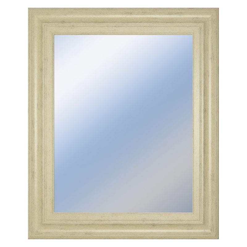 Classy Living Traditional Elegance Wall Mirror 22"x26", Ivory Bliss