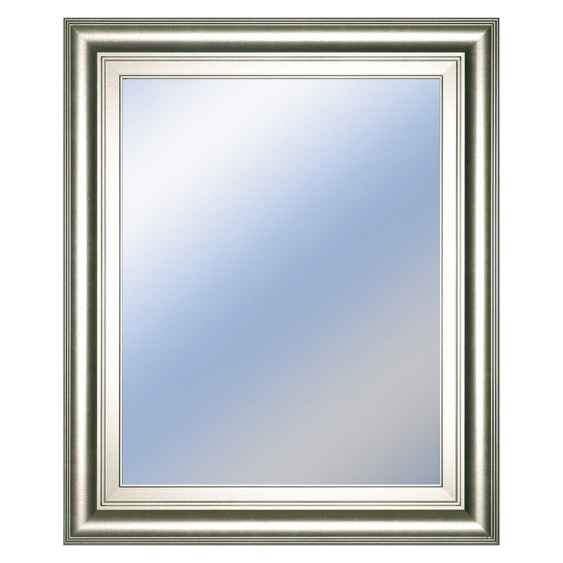 Classy Living Traditional Elegance Wall Mirror 22"x26", Silver Serenity